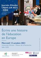 Affiche Ecrire une histoire de l'éducation en Europe