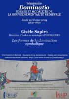 Affiche Conférence G Sapiro