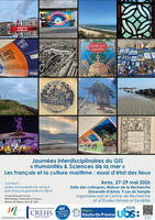 affiche Journées du Gis Humanités et Sciences de la mer